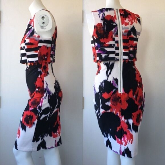 NWT INC Floral Sleeveless Bodycon dress. S… - Picture 5 of 6